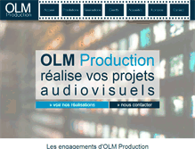 Tablet Screenshot of olmproduction.com